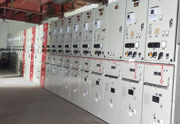 Switchgear panels for Blast Furnace 2